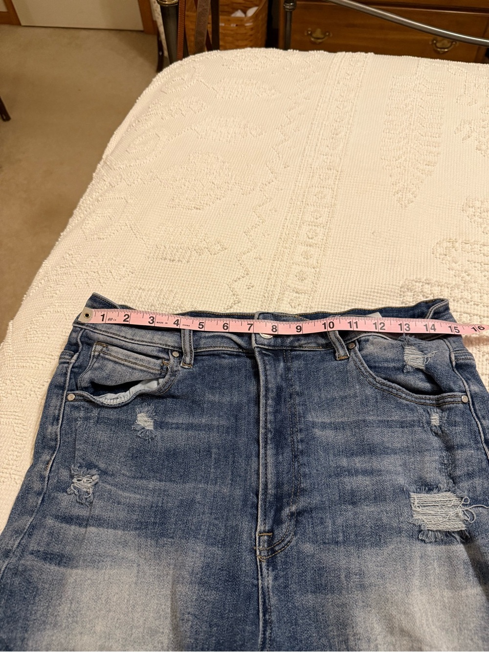 Risen jeans shorts woman sz 1X - Picture 9 of 11